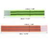 X AUTOHAUX 8pcs Reflective Bands for Arm Ankle Reflective Armbands Slaps High Visibility Night Cycling Riding Reflector Tape Straps Bracelet Orange Green view 4