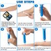 Snake Bite Kit, Bee Sting Kit, Emergency First Aid Supplies, Venom Extractor Suction Pump, Bite and Sting First Aid for Hiking, Backpacking and Camping. Includes Bonus CPR face Shield (Blue) view 2