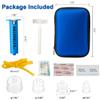 Snake Bite Kit, Bee Sting Kit, Emergency First Aid Supplies, Venom Extractor Suction Pump, Bite and Sting First Aid for Hiking, Backpacking and Camping. Includes Bonus CPR face Shield (Blue) view 3