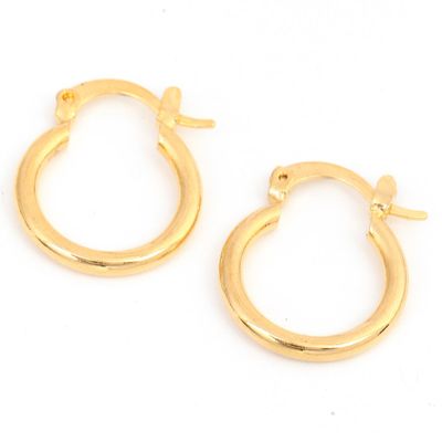 24K Gold Color Hoop Earrings Fashion New Model Earrings Dubai Ethiopian African Jewelry