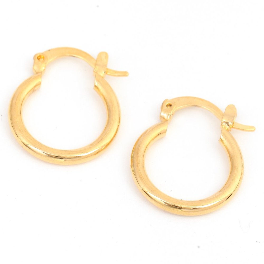 24K Gold Color Hoop Earrings Fashion New Model Earrings Dubai Ethiopian African Jewelry