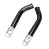 1 Pair Bicycle Handlebar Grips with Extended Bar End Support,MTB Mountain Bike Cycling Handlebar Handle Bar Ends Aluminum Bicycle Accessories,Black