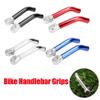 1 Pair Bicycle Handlebar Grips with Extended Bar End Support,MTB Mountain Bike Cycling Handlebar Handle Bar Ends Aluminum Bicycle Accessories,Black view 3