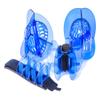 AquaLogix Total Body Water Weights Bundle, Polycarbonate Upper Body Bells & Padded Lower Body Fins, Water Exercise, Pool Exercise, Water Aerobics, Colors Indicate Resistance Level (Blue = HIGH) view 1