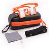 YY Vertical - Belay Glasses for Rock Climbing Plasfun Evo Orange Edition Sporty Look Enlarged prisms Sturdy and Comfortable view 2