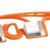 YY Vertical - Belay Glasses for Rock Climbing Plasfun Evo Orange Edition Sporty Look Enlarged prisms Sturdy and Comfortable view 3