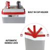 Koolatron Ice Chest Cooler - Portable Cooler with w/ Locking Carry Handle, Vintage Style, Insulated for Camping Snacks, Lunch, Day TripsBeach, Picnic, BBQs, Tailgating, Fishing, 32 Can Ice Box, 25L view 3