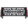 XMRISE Sword Holder Wall Mount Katana Samurai Stand Bracket Hanger Rack Classical Chinese Hollow Carving 2-Tier view 1