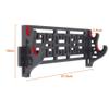 XMRISE Sword Holder Wall Mount Katana Samurai Stand Bracket Hanger Rack Classical Chinese Hollow Carving 2-Tier view 2