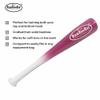 BAMBOOBAT by Pinnacle Sports Equipment INC. Adult Baseball/Softball 18" (21") One Hand Training Bat, White Handle/Pink Barrel, 21" view 2