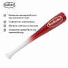 BAMBOOBAT by Pinnacle Sports Equipment INC. Adult Baseball/Softball 18" (21") One Hand Training Bat, White Handle/Bright Red Barrel, 21" view 2