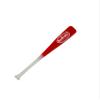 BAMBOOBAT by Pinnacle Sports Equipment INC. Adult Baseball/Softball 18" (21") One Hand Training Bat, White Handle/Bright Red Barrel, 21" view 3