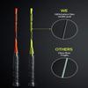 WOED BATENS -2 Player Badminton Set, Carbon Fiber Badminton Rackets Badminton Racquet for Backyards Gym with 3 Shuttlecocks 2 Grip Tape and 1 Badminton Bag, Yellow Orange view 4