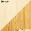 Birch Wood Freestanding Vertical Paddleboard Rack for 1 SUP or Surfboard - Grassracks (1 Board, Birch) view 2