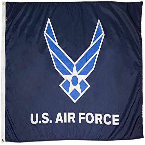 FlagSource Air Force Wings Nylon Military Flag, Made in USA, 3x5'