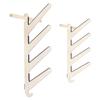 Grassracks Birch Wood Surfboard Rack for 4 Boards - Snowboard or Surfboard Wall Rack - Kaua'i Quad (4 Boards, Birch) view 1