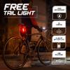500 Lumens Bike Light Set USB Rechargeable - Powerful Bicycle Headlight & LED Tail Light Combo - Super Bright IPX5 Waterproof MTB Road Commuter Front and Back Cycle Lights by Apace view 3