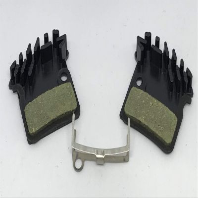 Bike Brake Pads Resin Will fit Shimano F01A, XTR with Cooling Fins The Bicycle Replacement Part for OEM Brakes for high Braking Power and Quiet Stops.