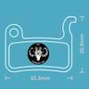 Bike Brake Pads Resin Will fit Shimano F01A, XTR with Cooling Fins The Bicycle Replacement Part for OEM Brakes for high Braking Power and Quiet Stops. view 2