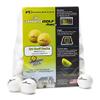 AG AlmostGolf Limited Flight Practice Balls - 24 Pack, White - Foam Golf Training Aids for Indoor or Yard Practice - Includes 24 Balls With 5 Liberty Tees view 1
