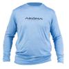 AKONA Men's Long Sleeve Rash Guard, Sun Shirt SPF50+, and Watersports Top. Snorkeling, Surfing, Paddling, Kayaking, Diving, Fishing - Blue, Small view 1