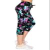 ALWAYS Women's Tie Dye Capri Jogger - Skinny Fit Lightweight Premium Soft Stretch Pork Chop Pocket Sweatpants 4238 S view 3