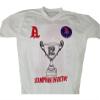 REAS Camisa Blanca de Alianza FC - El Salvador, el Unico Campeon Invicto, Con la A Roja Grabada en la Tela - El Salvador (X-Large) view 4