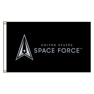 FlagSource Official U.S. Space Force Nylon Military Flag, Made in USA, 4x6'