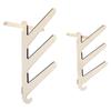 Grassracks Birch Wood Surfboard Rack for 3 Boards - Snowboard or Surfboard Wall Rack Kaua'I Trip (3 Boards, Birch) view 1