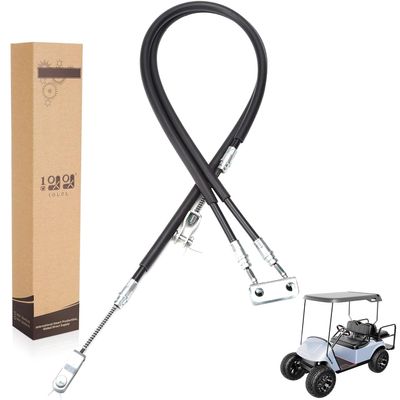 10L0L Golf Cart Brake Cable Stainless Steel Core Fits for EZGO TXT 1994-Up OR EZGO TXT Marathon Medalist, Driver & Passenger Side Brake Cable OEM# 70716-G03 70273-G03 70969-G03