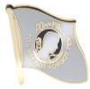 POW/MIA White Flag Hat or Lapel Pin HON15458 F4D22L view 1