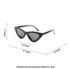Binshang 8 Pack Wholesale Neon Colors Cateye Sunglasses Unisex 80's Party Favors Eyewear Multiple Choice (black) view 3