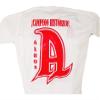 REAS Camisa Alianza FC Blanca Manga Corta del Campeon Invicto con la A Roja grabada en la Tela - El Salvador (Medium) view 2