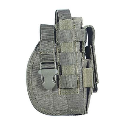 ACEXIER Universal Tactical Gun Holster Right Hand Molle Pistol Combat Airsoft Waist Belt Holster for 1911 45 92 96 G1ock(Green)