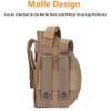 ACEXIER Universal Tactical Gun Holster Right Hand Molle Pistol Combat Airsoft Waist Belt Holster for 1911 45 92 96 G1ock(Green) view 3