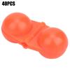 40Pcs Fishing Rattle Portable Double Rattle Fishing Lure Sea Fishing Attractor Twin Bells Fishing Tackle(red) view 2