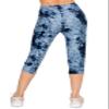 ALWAYS Women's Tie Dye Capri Jogger - Skinny Fit Lightweight Premium Soft Stretch Pork Chop Pocket Sweatpants 1911 Navy M view 4