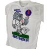 REAS Camisa de Alianza FC Blanca Manga Corta del Campeon Invicto con su mascota el Elefante grabado en la Tela - El Salvador (Medium) view 4
