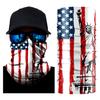 American Us Flag Face Scarf Mask Neck Gaiter Breathable Bandana for Men Women view 2