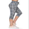 ALWAYS Women's Plaid Capri Jogger - Skinny Fit Lightweight Premium Soft Stretch Pork Chop Pocket Sweatpants 2026 S view 3