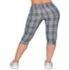 ALWAYS Women's Plaid Capri Jogger - Skinny Fit Lightweight Premium Soft Stretch Pork Chop Pocket Sweatpants 2026 S view 4