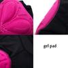 Cycling Shorts Womens with 5D Gel Padded,Bike Underwear Sport Pants,Bicycle Shorts S-3XL Red view 4