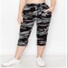 ALWAYS Women's Camo Capri Jogger - Skinny Fit Lightweight Premium Soft Stretch Pork Chop Pocket Sweatpants 1850 M view 2