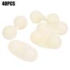 40Pcs Fishing Rattle Portable Double Rattle Fishing Lure Sea Fishing Attractor Twin Bells Fishing Tackle(White) view 3