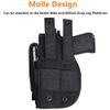 ACEXIER Universal Tactical Gun Holster Right Hand Molle Pistol Holster Combat Airsoft Waist Belt Holster for 1911 45 92 96 G1ock(ACU) view 4