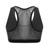 Alvivi Kids Girls Racer Back Mesh Splice Ballet Dance Tank Top Sleeveless Gymnastics Sports Training Stretchy Bra Shirt Black 10 view 2