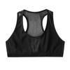 Alvivi Kids Girls Racer Back Mesh Splice Ballet Dance Tank Top Sleeveless Gymnastics Sports Training Stretchy Bra Shirt Black 10 view 3