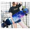 TXTC Complete Skateboards PU Wheels ABEC-11 Standard Skateboards Bearings for Beginners Starters Kids Boys Girls Youth Maple Cruiser,Longboard Skateboards (Color : B) view 1