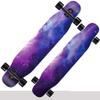 TXTC 47 Inch Professional Skateboard Beginner Complete Standards Skateboards Cruiser Longboard Suitable for Girls, Boys, Adult and Youth (Color : Double-Sided B) view 1