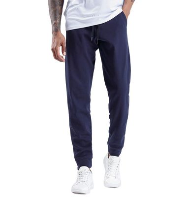 THE GYM PEOPLE Men's Fleece Joggers Pants with Deep Pockets Athletic Loose-fit Sweatpants for Workout, Running, Training (XX-Large, Blue)